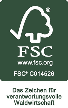 Dieser Forstbetrieb betreut vorbildlich bewirtschaftete Wälder. Seine Produkte wurden gemäss den Richtlinien von FSC® zertifiziert.